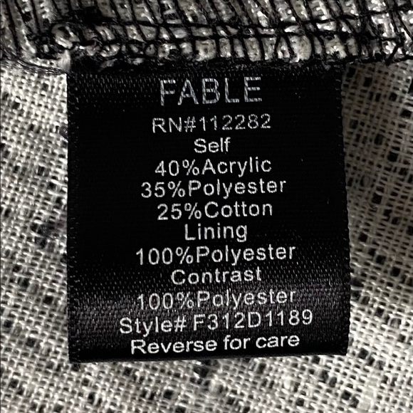 NWOT-FABLE-TWEED SWEETHEART FIT AND FLARE - Picture 12 of 12